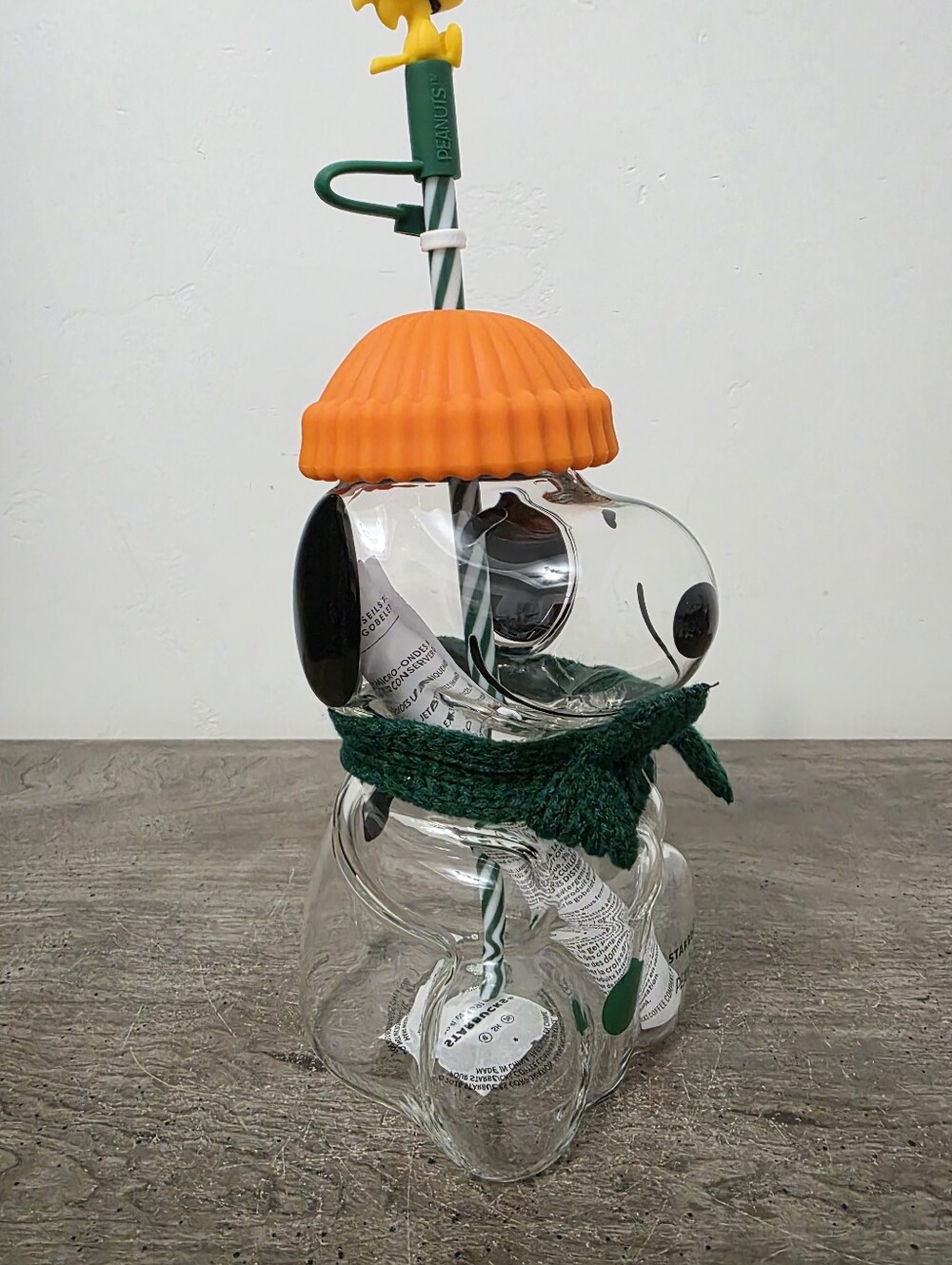 Starbucks Snoopy Limited Edition Glass Cup In hand Viral